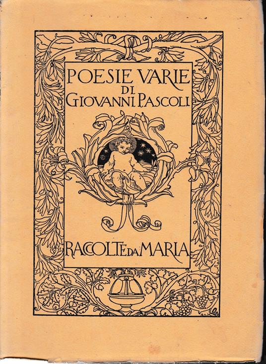 Poesie varie. Raccolte da Maria - Giovanni Pascoli - copertina