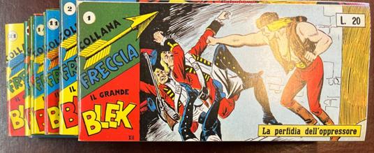 Il grande Blek. Collana Freccia. Serie XII (da n° 1 a 21) - copertina