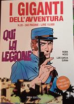 I giganti dell'avventura n. 20. Qui la legione