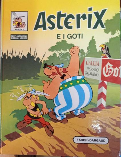 Asteriz e i goti - René Goscinny - copertina