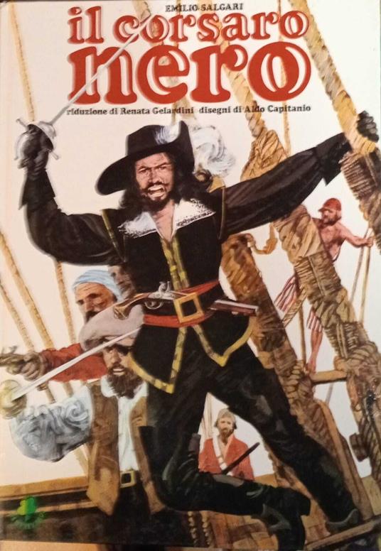 Il corsaro nero - Emilio Salgari - copertina