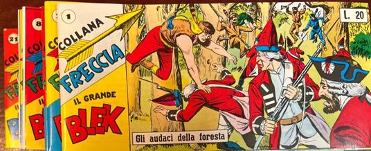 Il grande Blek. Collana Freccia. Serie X (da n° 1 a 21) - copertina