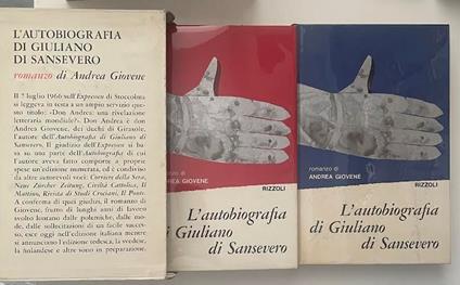 L' autobiografia di Giuliano di Sansevero. 2 volumi - Andrea Giovene - copertina