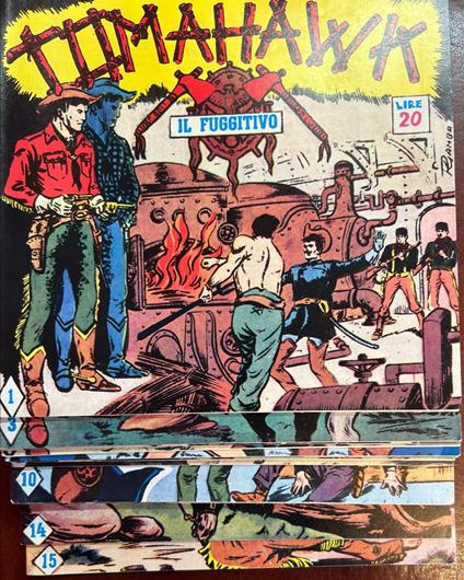 Collana Freccia. Tomahawk (da n° 1 a 15) - copertina