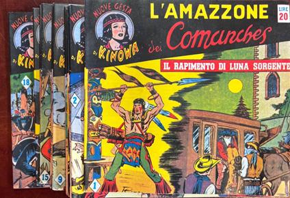 Nuove Gesta di Kinowa. L'Ammazzone dei Comanches (da n° 1 a 18) - copertina