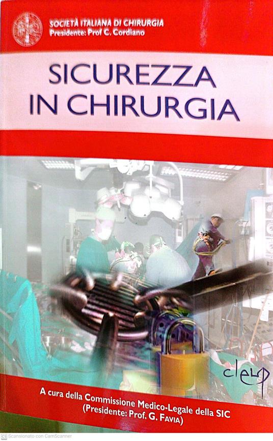 Sicurezza in chirurgia - copertina