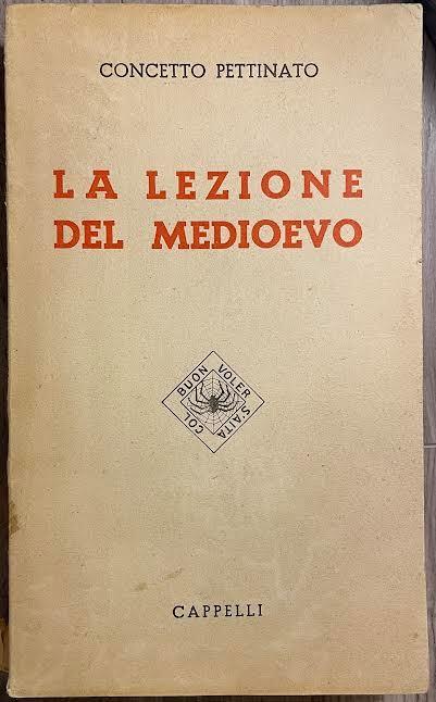 La lezione del Medioevo - Concetto Pettinato - copertina