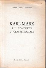 Karl Marx e il concetto di classe sociale