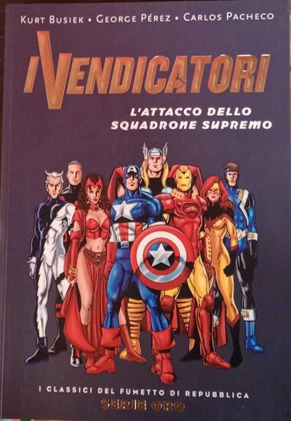 I vendicatori. L'attacco dello squadrone supremo - copertina