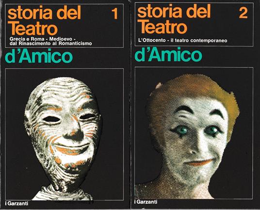 Storia del teatro drammatico, 2 voll - Silvio D'Amico - copertina