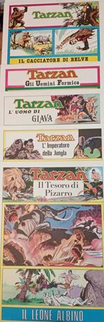 Tarzan. Lotto di n. 5 albi delle tavole domenicali dal n. 1011 al n. 1122