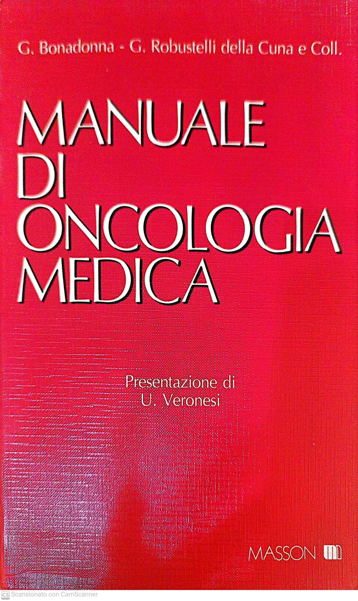 Manuale di oncologia medica