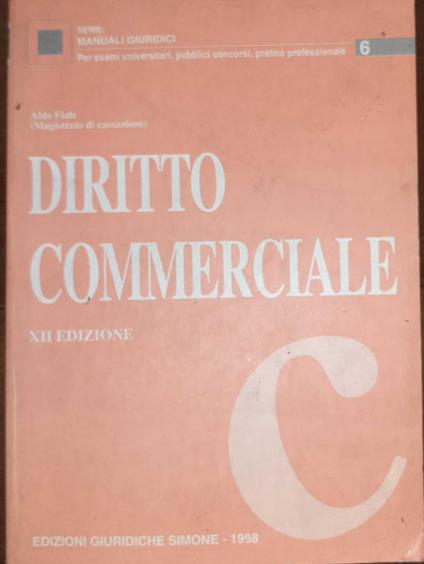 Diritto commerciale - copertina