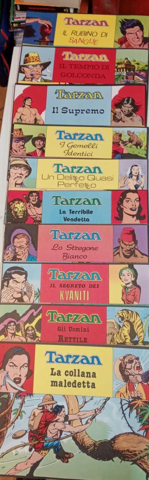 Tarzan. Lotto di n. 10 albi delle striscie giornaliere dal n. 4534 al n. 5148 - Edgar R. Burroughs - copertina