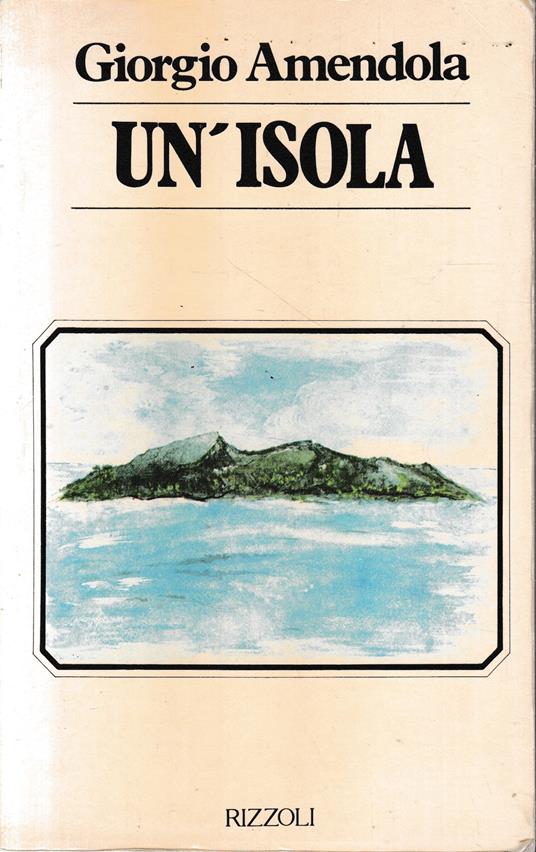 Un'isola - Giorgio Amendola - copertina