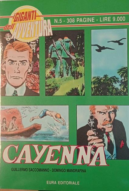 I giganti dell'avventura n. 5. Cayenna - copertina