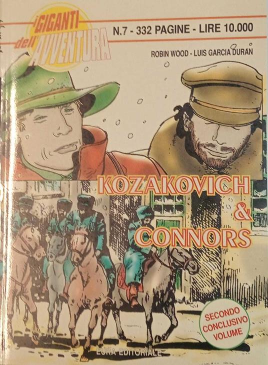 I giganti dell'avventura n. 7. Kozakovich & Connors. II volume conclusivo - copertina