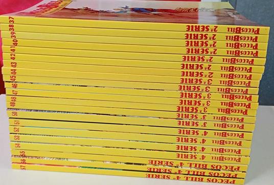Lotto di n. 21 albi di Pecos Bill dal n. 37 al n. 57 - copertina