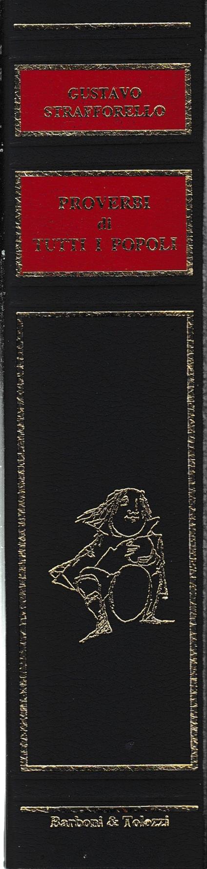 Dizionario universale dei proverbi di tutti i popoli - Gustavo Strafforello - copertina