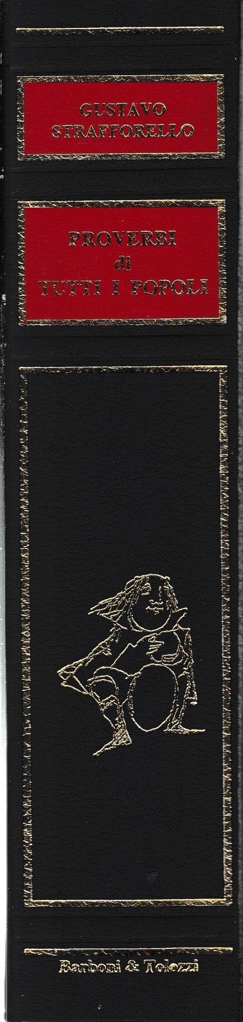 Dizionario universale dei proverbi di tutti i popoli - Gustavo Strafforello - copertina