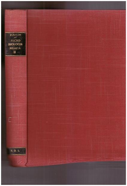 Microbiologia medica Volume II - Vittorio Puntoni - copertina