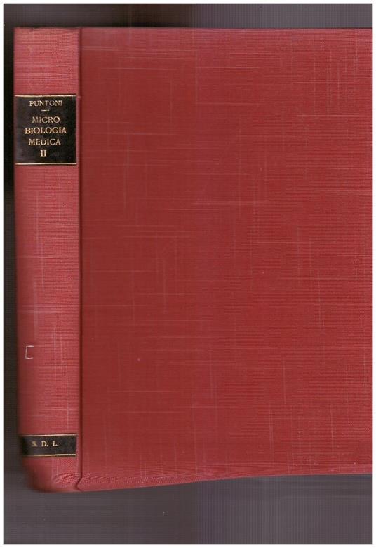 Microbiologia medica Volume II - Vittorio Puntoni - copertina