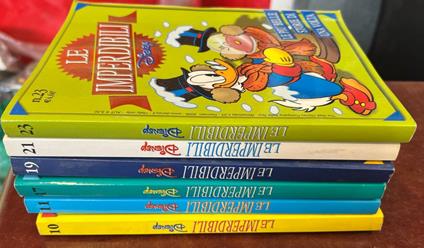 Lotto 6 fumetti Le Imperdibili Disney (n° 10-11-17-19-21-23) - copertina