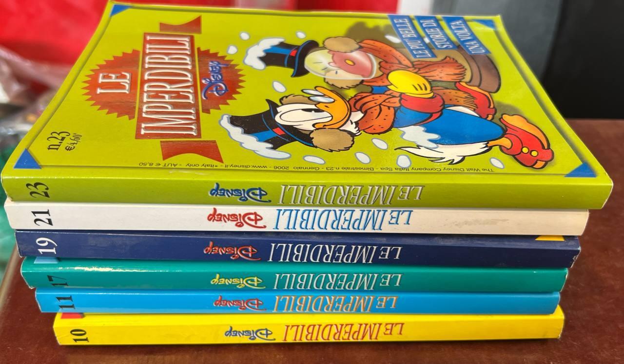 Lotto 6 fumetti Le Imperdibili Disney (n° 10-11-17-19-21-23)
