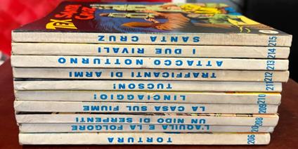 Lotto 10 fumetti Tex (da n° 206 a 215) - copertina