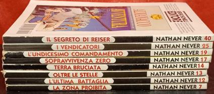 Nathan Never, nn. 7, 12, 13, 14, 17,19,25 e 40 - copertina