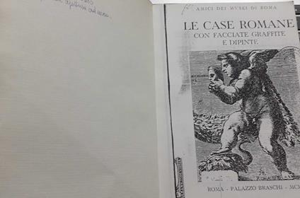 Le case romane con facciate graffite e dipinte - copertina