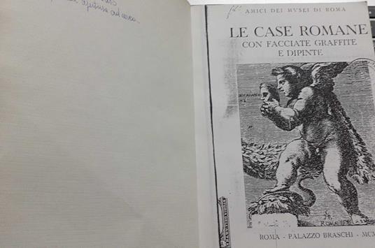 Le case romane con facciate graffite e dipinte - copertina