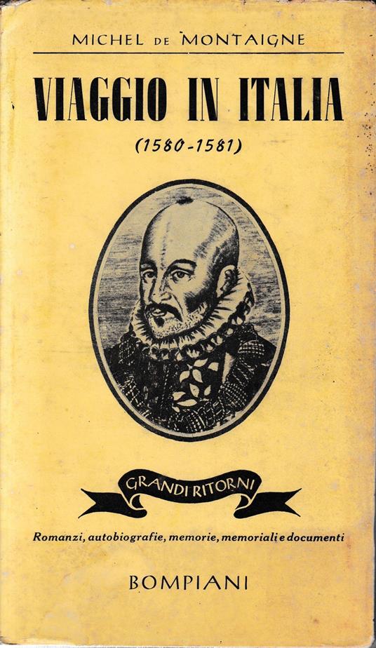 Viaggio in Italia (1580-1581) - Michel de Montaigne - copertina