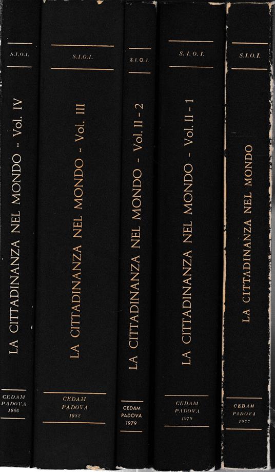 La cittadinanza nel mondo, 4 voll. in 5 tomi - Giovanni Kojanec - copertina