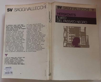 Il mito del passato negro - Melville J. Herskovits - copertina