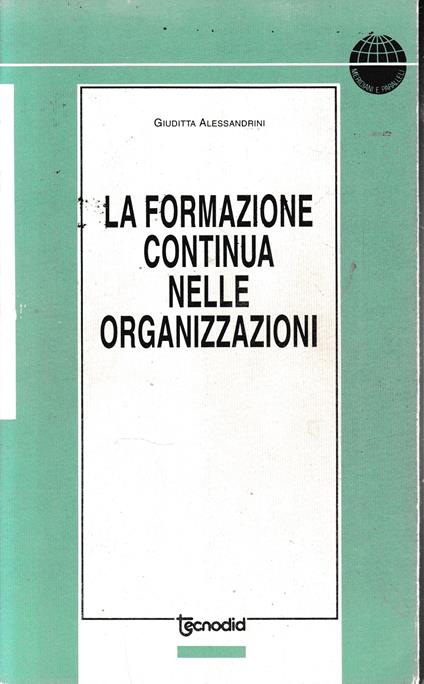 La formazione continua nelle organizzazioni - copertina