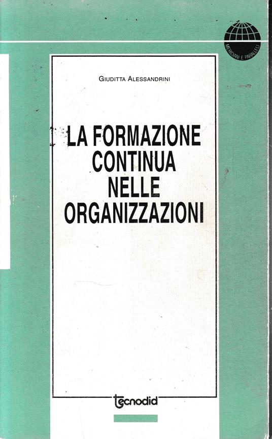 La formazione continua nelle organizzazioni - copertina