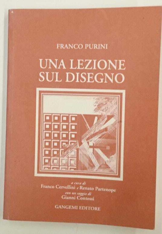 Una lezione sul disegno - Franco Purini - copertina