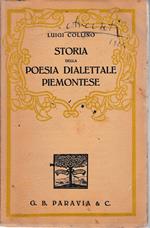 Storia della poesia dialettale piemontese. AUTOGRAFATO