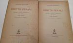 Diritto penale (volume I: parte generale art.1 - art. 240) Tomo primo e secondo