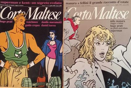 Corto Maltese, albo n. 4 e n. 7 - copertina
