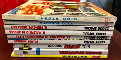 Lotto 9 fumetti vari Zagor (titoli contenuti in descrizione) - copertina