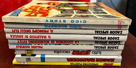 Lotto 9 fumetti vari Zagor (titoli contenuti in descrizione) - copertina
