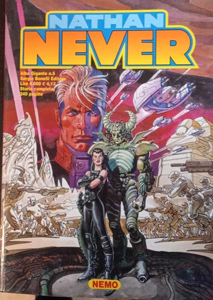 Nathan Never. Nemo - copertina
