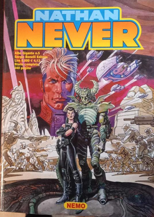 Nathan Never. Nemo - copertina