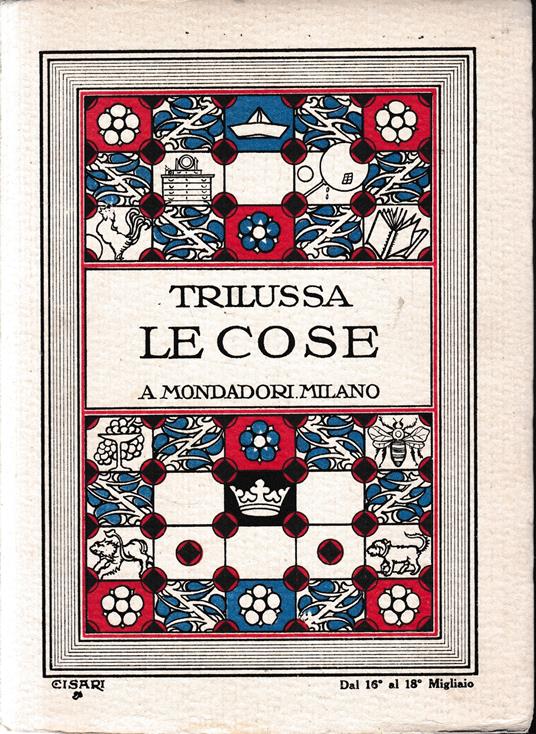 Le cose - Trilussa - copertina