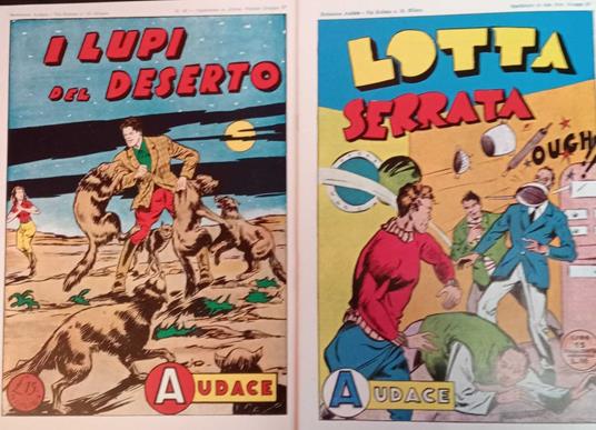 Albo Audace, n. 15 albi. Ristampa anastatica - copertina