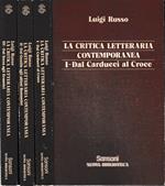 La Critica Letteraria Contemporanea. 3 Voll