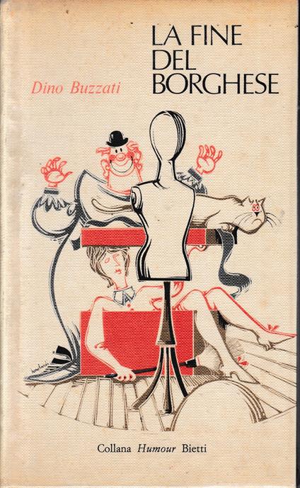 La fine del borghese - Dino Buzzati - copertina