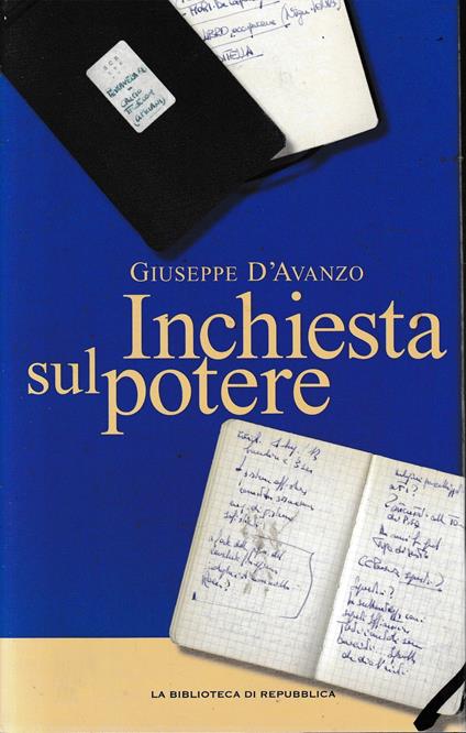 Inchiesta sul potere - Giuseppe D'Avanzo - copertina